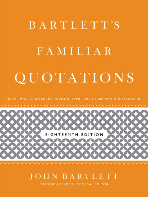 Bartlett's Familiar Quotations